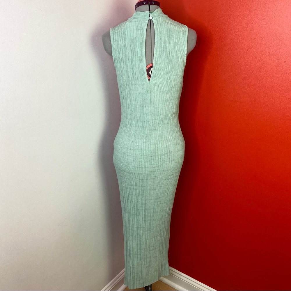NWT ASOS DESIGN high neck plisse maxi dress - Picture 7 of 7